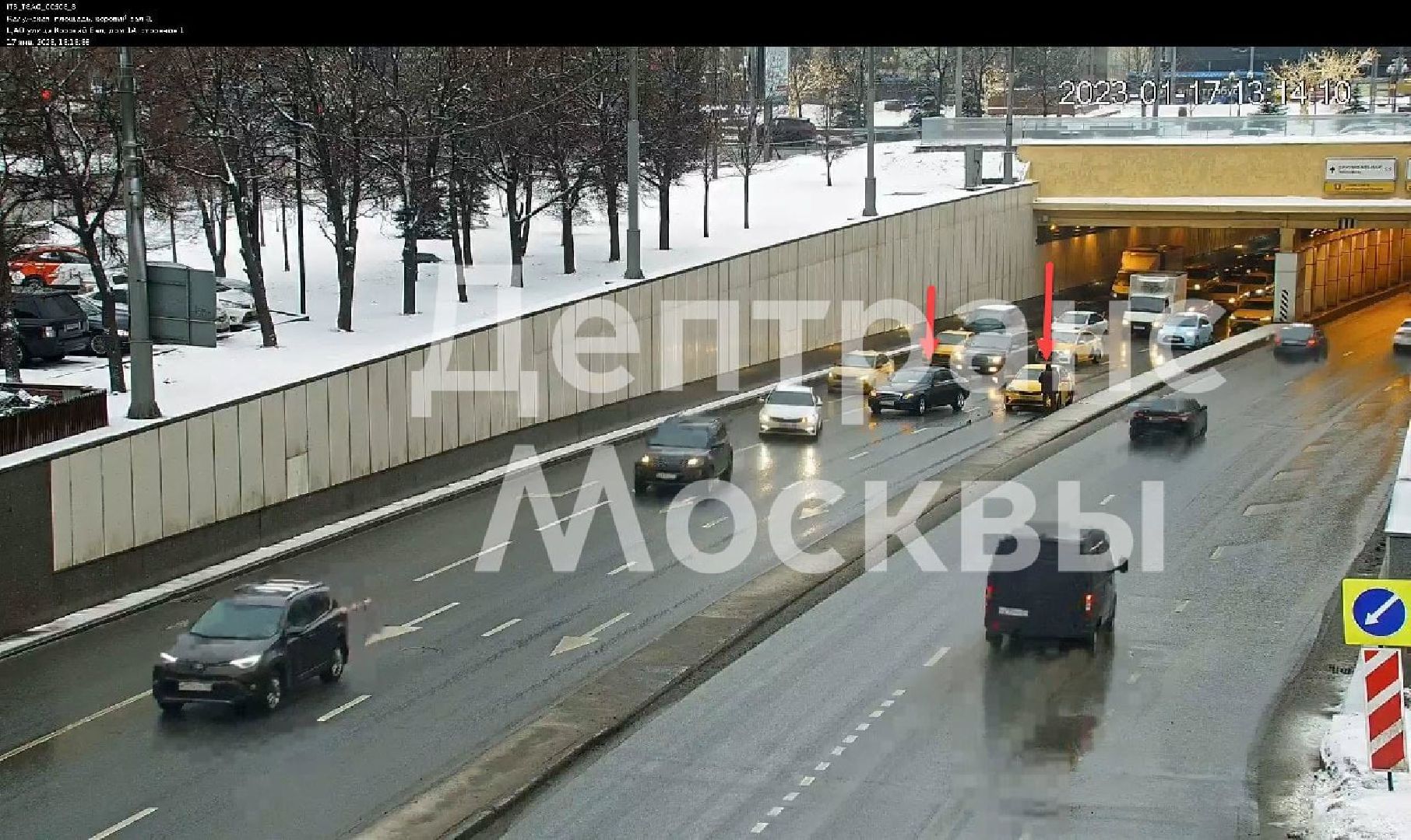 На Садовом кольце столкнулись два автомобиля | Радио 1