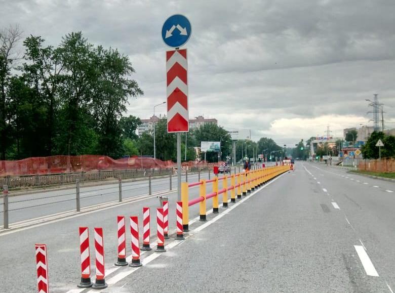 На Волоколамском шоссе установили экспериментальное ограждение | Радио 1