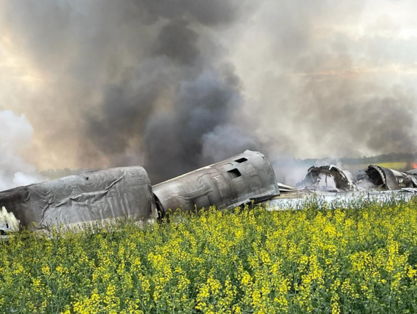 Появилась хронология крушения бомбардировщика Ту-22М3 на Ставрополье