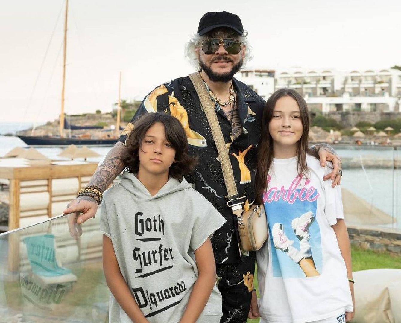 Филипп Киркоров с детьми (фото: Telegram @official_kirkorov)