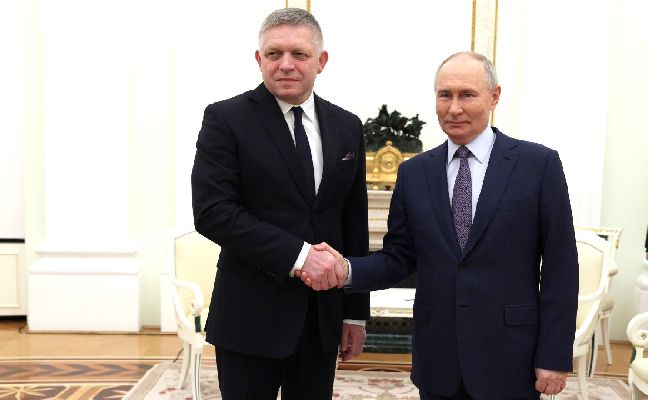 Роберт Фицо и Владимир Путин (Фото: www.kremlin.ru)