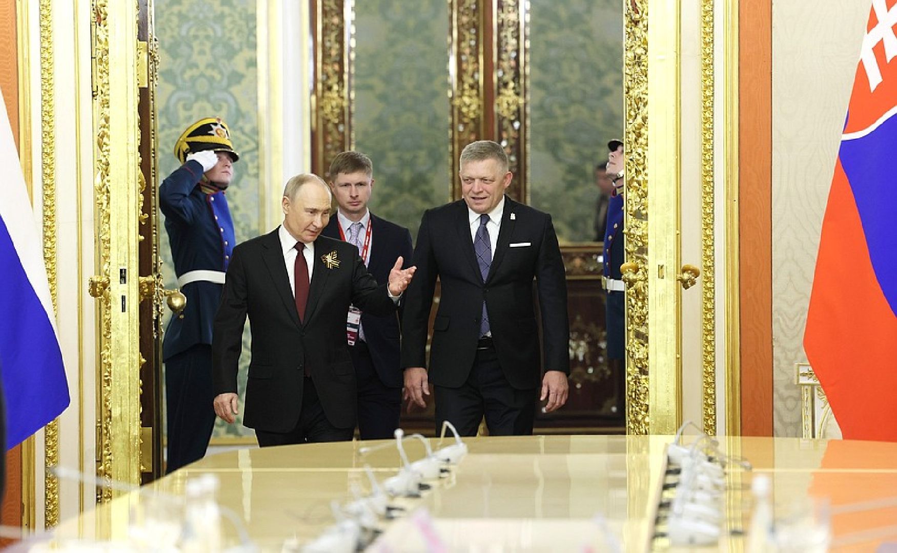 Роберт Фицо и Владимир Путин (фото: www.kremlin.ru)