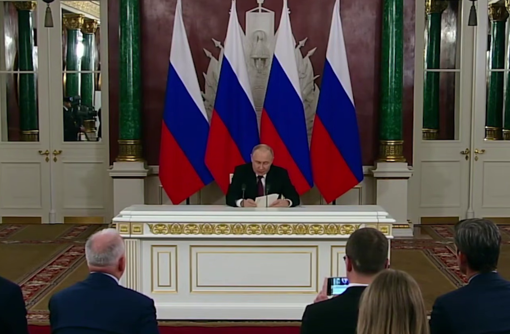 Владимир Путин (Фото: кадр видео с www.kremlin.ru)