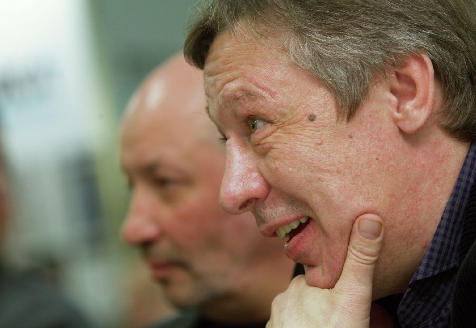 Михаила Ефремова застали после репетиции в театре