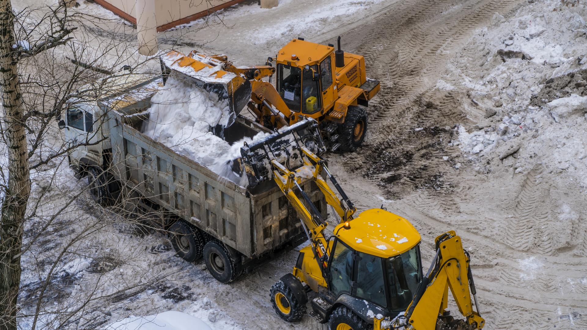 Расчищай 10. Loader Snow.