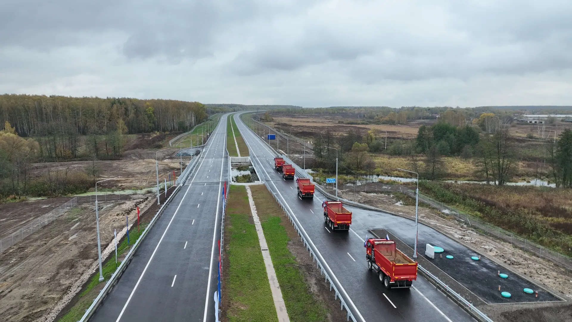 Расширенная трасса М-5 в Подмосковье приняла вдвое больший поток за 10 дней