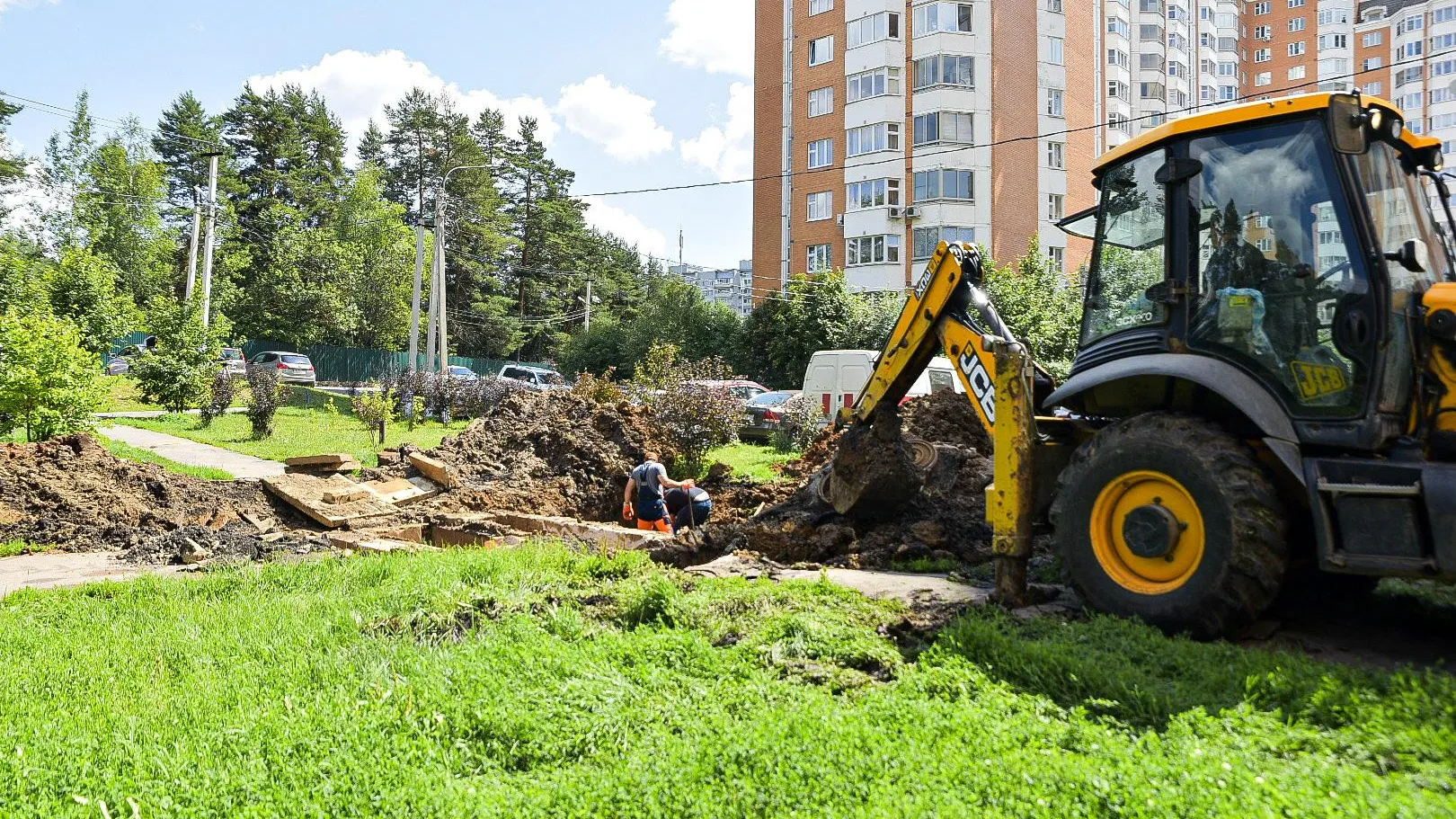 Теплосети обновят в деревне Голубое под Солнечногорском к началу  отопительного сезона | Российские новости - 360tv News