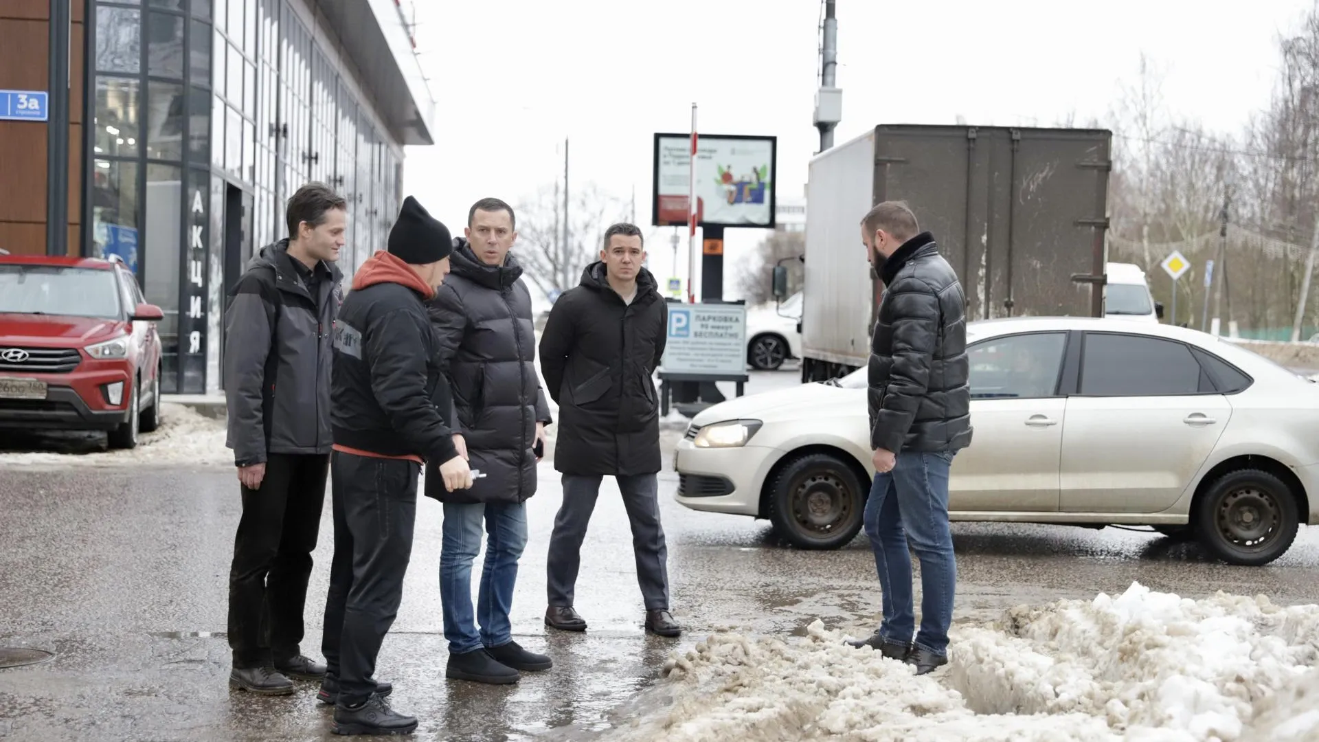 Качество уборки снега на дорогах проверили в Солнечногорске