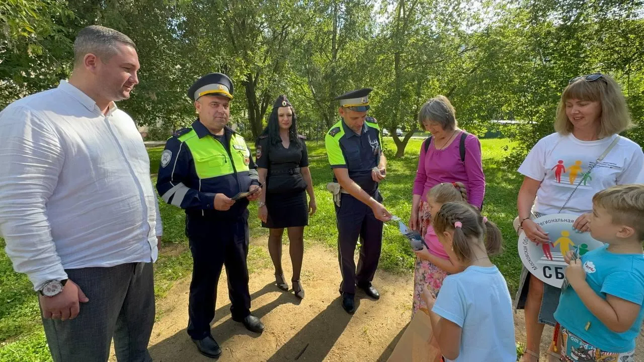 Автоинспекторы в Солнечногорске провели акцию «Безопасный двор»